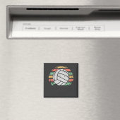 Retro Volleyball Magneet (Insitu (Vaatwasser))