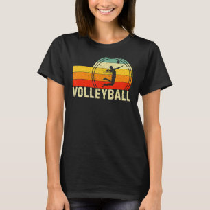 Retro Volleyball Player voor Man Woman Boy T-shirt