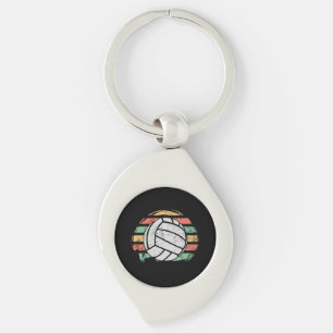 Retro Volleyball Sleutelhanger