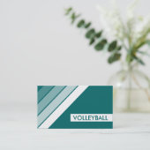 retro VOLLEYBALL Visitekaartje (Staand voorkant)