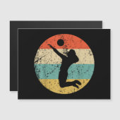 Retro Volleybalspeler (Voorkant / Achterkant)