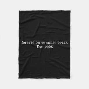 Retro Voor Altijd Op Zomerbreak Est 2026 Leraar Fleece Deken