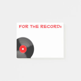 Retro voor recordpost post-it® notes