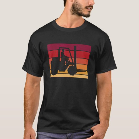 -Retro-vorkhefstuurprogramma T-shirt (Voorkant)