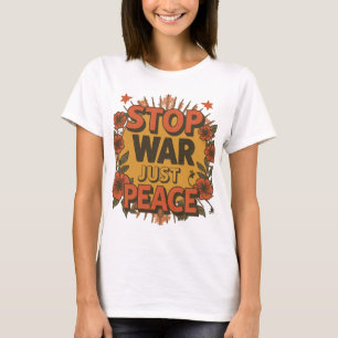 Retro Vredesbeweging Grafisch Shirt