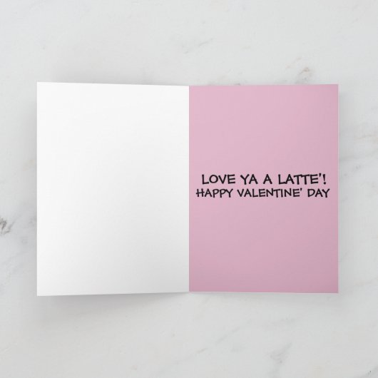 RETRO VRIENDSCHAP VALENTIJNSDAG KOFFIE KAARTEN (Binnen)