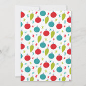 Retro vrolijk kerst foto collage kaart (Achterkant)