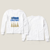 Retro vrolijk kerstfeest (Voorkant /achterkant)