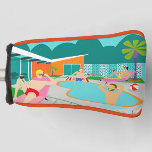 Retro Vrolijke Hoesje van de Putter van de Partij Golfheadcover