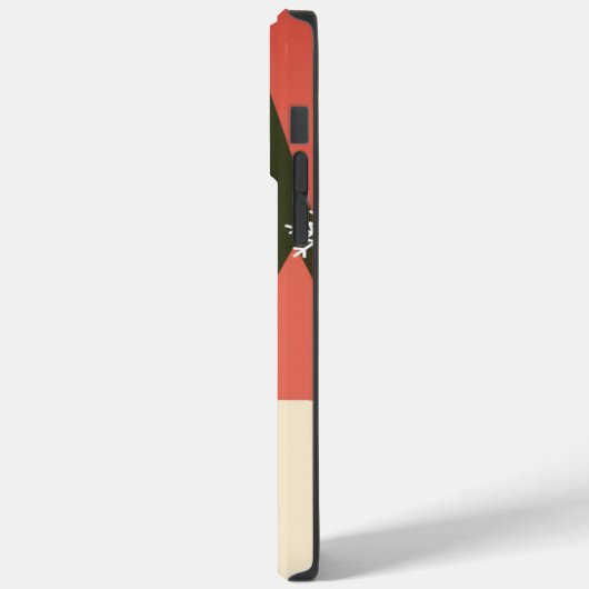 Retro/ Vrolijke Kerstboom Case-Mate iPhone Case (Achterkant / Links)