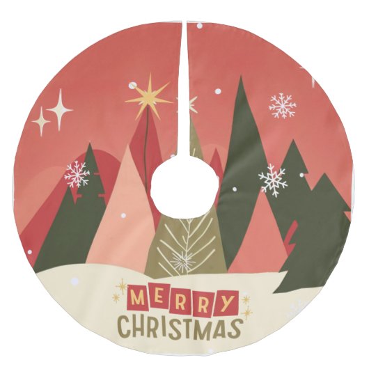 Retro/ Vrolijke Kerstboom Rok (Voorkant)