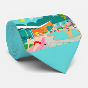 Retro Vrolijke Stropdas van de Partij van de Pool