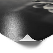 Retro vrouw roken foto afdruk (Hoek)