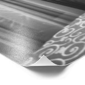 Retro vrouw roken foto afdruk (Hoek)