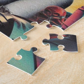 Retro Vrouw Sci-fi Collage Legpuzzel (Zijkant)