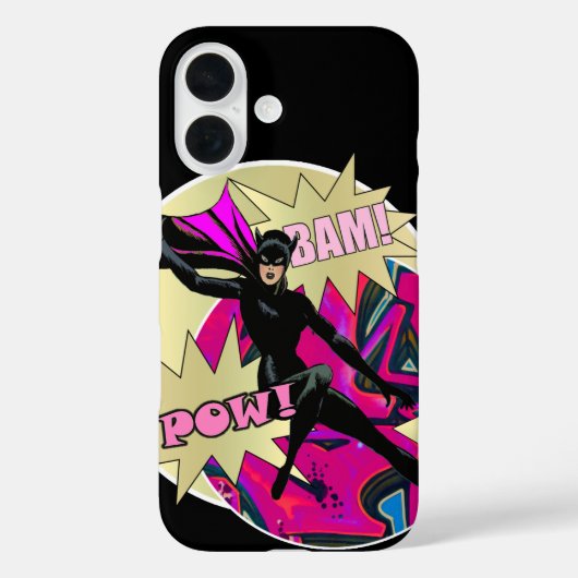 Retro vrouw superheld Case-Mate iPhone case (Achterkant)