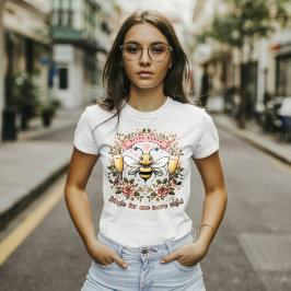 Retro Vrouw van de Partij Bachelorette Groep Vrouw T-shirt