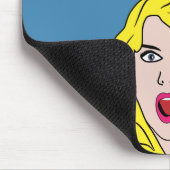 RETRO VROUWEN, aangepast mousepad Muismat (Hoek)