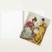 Retro  Vrouwen Drink Wine Planner (Display)