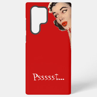 Retro vrouwen roddelen samsung galaxy hoesje
