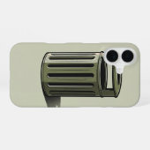 Retro Vuilnisbak Eenvoudig iPhone 16 Hoesje (Achterkant horizontaal)