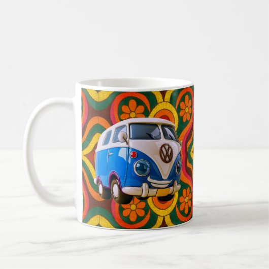 Retro VW-bus Koffiemok (Links)