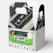 Retro W Audiotape 50th Birthday Dank u FB Bedankdoosjes (Geopend)