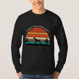 Retro waakhonden hebben lef Mannen Vrouwen Honden T-shirt