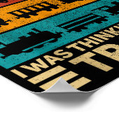 Retro Wagon Train Lover Model Railroad Conductor F Poster (Hoek)