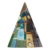 Retro Wall-Hung: luidsprekerontwerp Feesthoedjes (Achterkant)