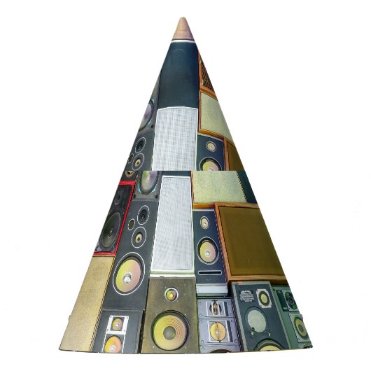 Retro Wall-Hung: luidsprekerontwerp Feesthoedjes (Voorkant)