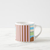 Retro Wallpaper Patchwork Espresso Mok (Rechts)