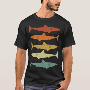 Retro walvishaai Marine Aquatic Animal SH T-shirt
