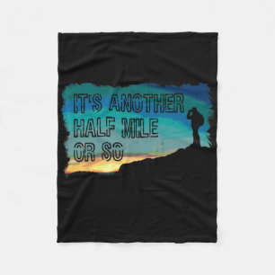 Retro Wandelen Het Is Nog Een Halve Mijl Of Zo T S Fleece Deken