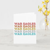 Retro War Eagles Kaart (Gele Bloem)