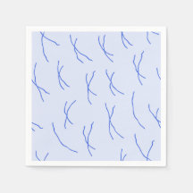 Retro Warm Abstract Dashes | Royal Blue