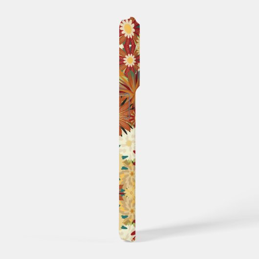 Retro Warm Floral Pattern Phone Case (Côté droit)