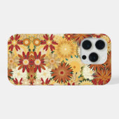 Retro Warm Floral Pattern Phone Case (Verso Horizontal)