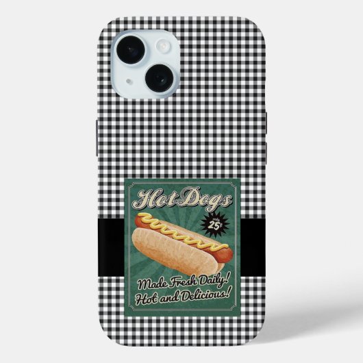 Retro warme hond Case-Mate iPhone case (Achterkant)