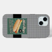 Retro warme hond Case-Mate iPhone case (Achterkant (horizontaal))
