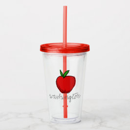 Retro Washington Apple Acryl Drinkbeker