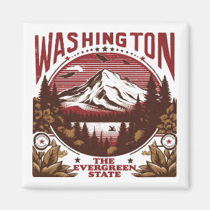 Retro Washington Magneet