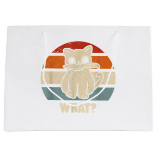 Retro wat Cat Knife betekent Kat Funny Cats mam en Groot Cadeauzakje