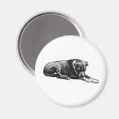 Retro Watch Dog Magnet (Recto/Verso)