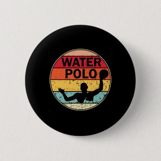 Retro Water Polo -  H2 Polo Waterpolo Ronde Button 5,7 Cm