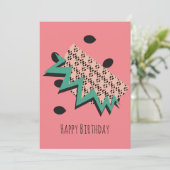 Retro Watermelon Seeds Pair Bonne carte d'annivers (Debout devant)