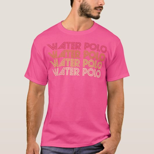 Retro Waterpolo Waterpolo T-shirt (Voorkant)