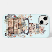 Retro  waterverf auto koffers road trip Case-Mate iPhone case (Achterkant (horizontaal))