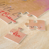 Retro Waterverf - paasmandje Legpuzzel (Zijkant)