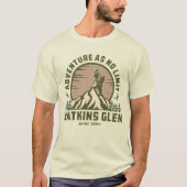 Retro Watkins Glen Hike T-shirt (Voorkant)